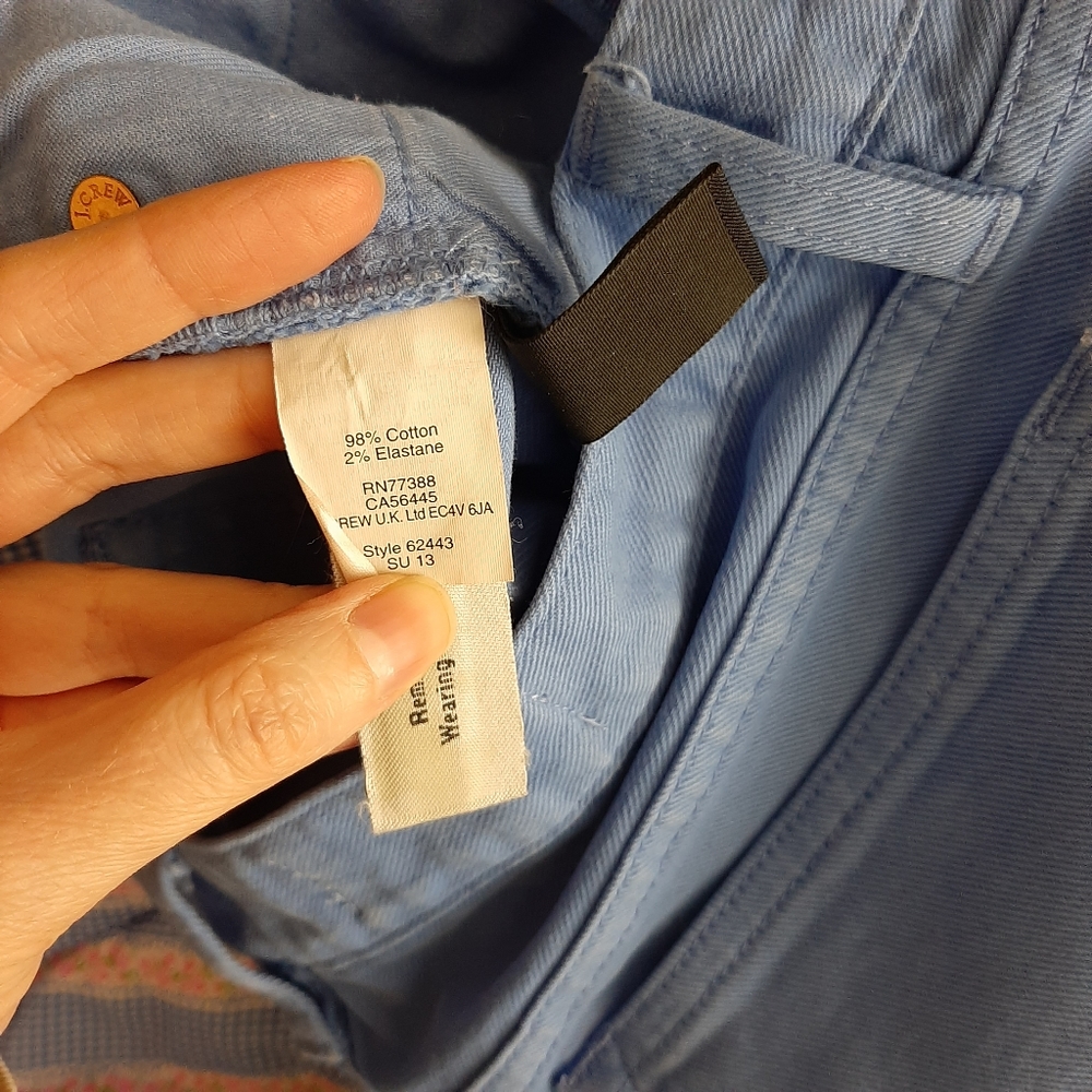 J Crew Toothpick Ankle Blue Jeans size 27 - Picture 6 of 6